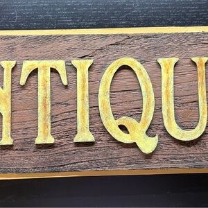 Home Interiors Antique Wall Decor - Gold and Brown